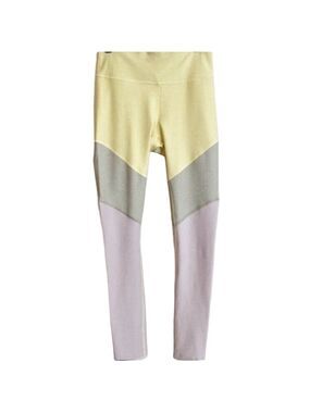Outdoor Voices Colorblock 7/8 Leggings XS | Dandelion Wisteria High-Waist